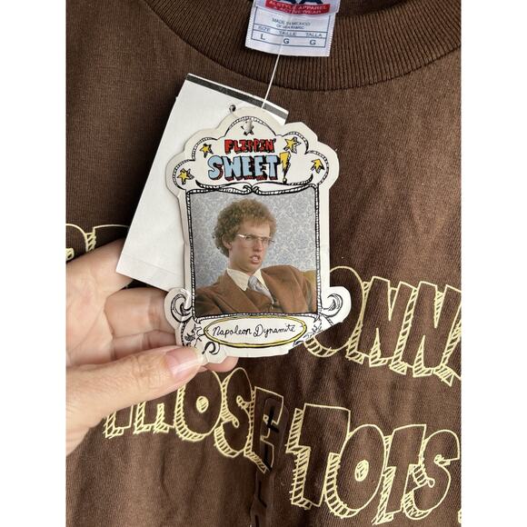 Vintage Napoleon Dynamite Tater Tots Promo Movie Tee Shirt Large New With Tags - Picture 4 of 6